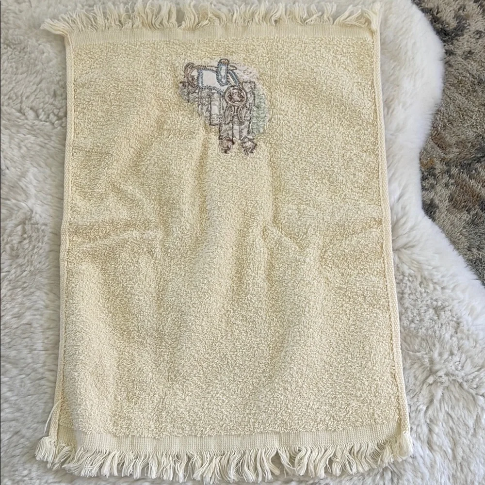 Vintage Peter Rabbit Embroidered Hand Towels